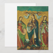 Saints Perpetua en Felicity Feestdagenkaart (Voorkant / Achterkant)