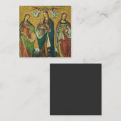 Saints Perpetua en Felicity Vierkante Visitekaartje (Voorkant / Achterkant)