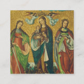 Saints Perpetua en Felicity Vierkante Visitekaartje (Voorkant)