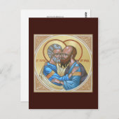 Saints Peter en Paul Prayer Card Briefkaart (Voorkant / Achterkant)