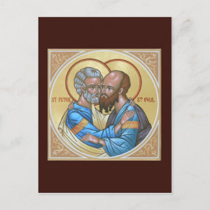 Saints Peter en Paul Prayer Card Briefkaart