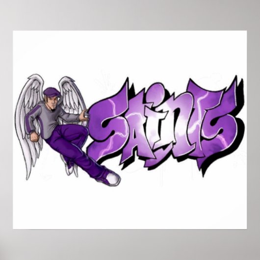 Saints Row Graffiti Poster (Voorkant)