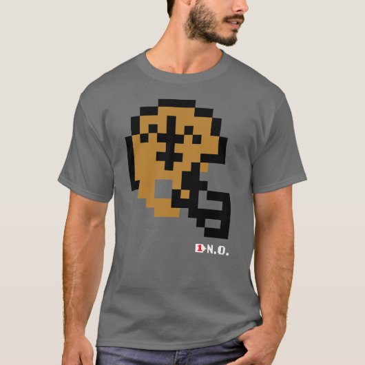 Saints Tecmo Bowl Helmet T-shirt (Voorkant)