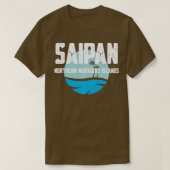 Saipan CNMI Sun en Zee lange hoes T-shirt (Design voorkant)