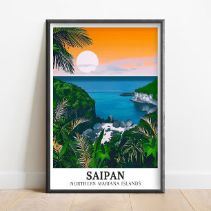 Saipan Kunst - Marine Beach Posters - Kagman Print