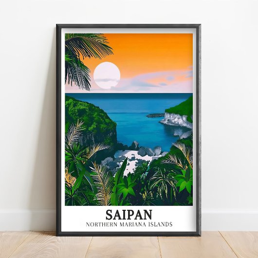 Saipan Kunst - Marine Beach Posters - Kagman Print