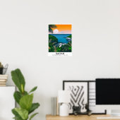 Saipan Kunst - Marine Beach Posters - Kagman Print (Thuiskantoor)