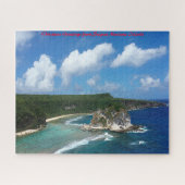 Saipan Mariana Islands.kerstbegroeten Legpuzzel (Horizontaal)