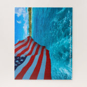 Saipan Mariana Islands.Kerstgroet Jigzaag Legpuzzel (Verticaal)