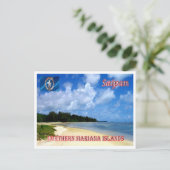 Saipan - Noordelijke Marianen - Tanapag-strand Briefkaart (Staand voorkant)