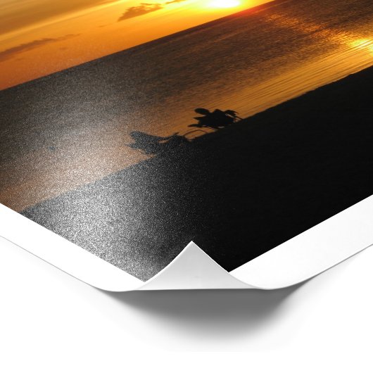 Saipan Sunset II Foto Afdruk (Hoek)