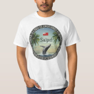 Saipe Tonga Eua walvis off grid Pacifisch eiland T-shirt