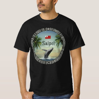 Saipe Tonga Eua whale off grid Pacific island T-shirt