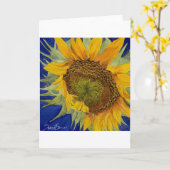 Saiqa's Wenskaart met zonnebloem Kaart (Gele Bloem)