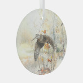Saison de chasse à la bécasse glas ornament (Voorkant Rechts)