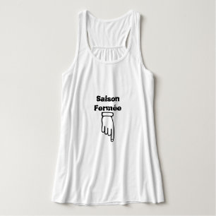 Saison fermée - Seizoen gesloten Tanktop
