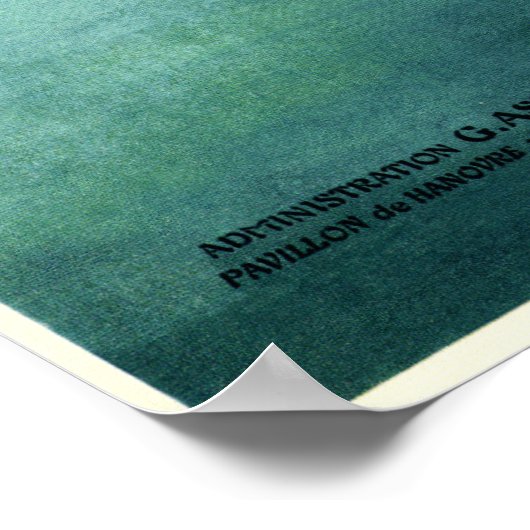 SAISON RUSSE OPERA BALLET Franse theater Poster (Hoek)