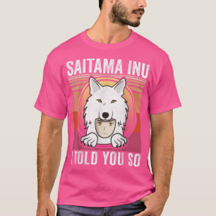 Saitama in je munt vertelde ik je zo'n crypto tok T-shirt