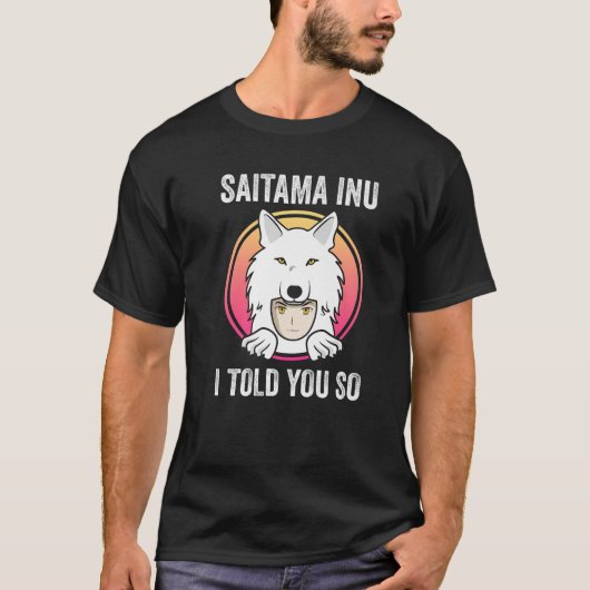 Saitama Inu Coin Crypto Token Cryptocurrency Walle T-shirt (Voorkant)