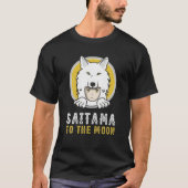 Saitama inu munt millionaire saitama tegen de maan t-shirt (Voorkant)