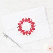 Saitama Ronde Sticker (Envelop)