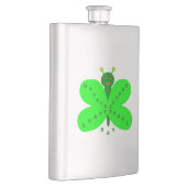 Saitn Patrick's Day Butterfly Flasks Heupfles (Rechts)
