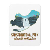 Saiysad National Park, Saudi-Arabië Magneet (Verticaal)