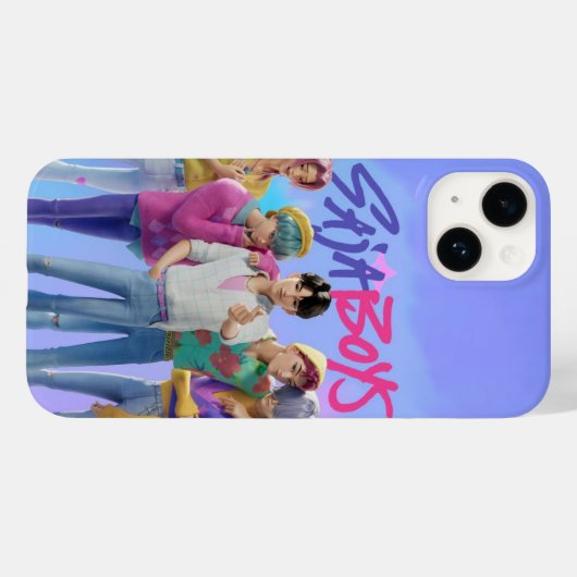 Saja jongens Case-Mate iPhone case (Achterkant (horizontaal))
