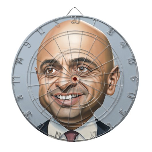 sajid javid Dartboard Dartbord (Voorkant)