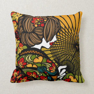 SajuArt Zen "Bangasa and Autumn Color" Pillow Kussen