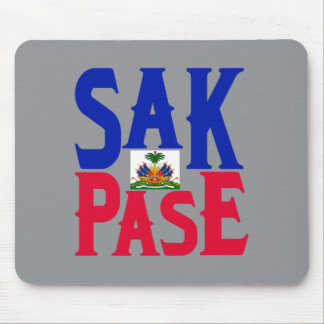 Sak Pase T-shirt _ Schattig Haïtiaans Creools trot Muismat