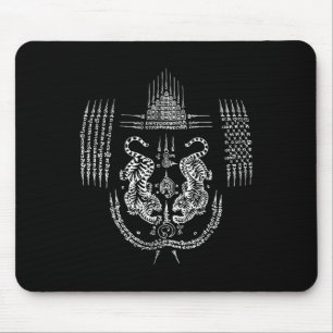 Sak Yant Muay Thai Kickboksen Tatoeage Aziatische Muismat