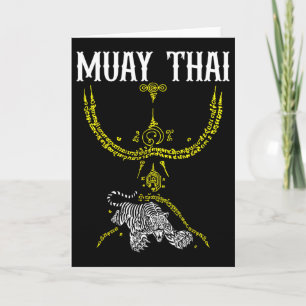 Sak Yant Muay Thai Kickboksen Tijger Tattoo Aziati Kaart