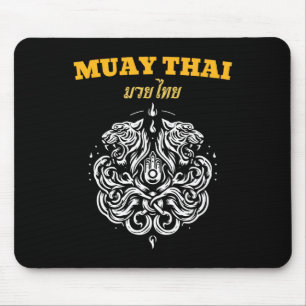 Sak Yant Muay Thai Kunst Tattoo Twin Tiger Kickbox Muismat