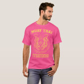 Sak Yant Tiger Muay Thai Kickbokser T-shirt (Voorkant volledig)