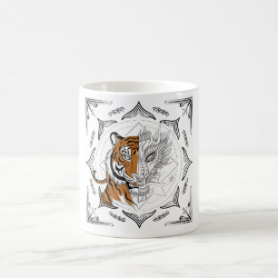 Sak Yant Tiger verandert in Dragon Mok