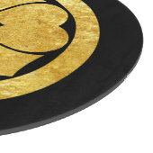 Sakai Mon Japans samurai clan gold zwart Snijplank (Hoek)