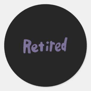 Sakamoto Gepensioneerd Nk Meme Ronde Sticker