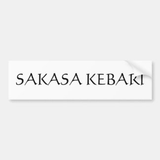 Sakasa Kebari Bumpersticker
