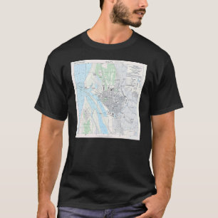 Sakata Japan kaart 1945 T-shirt