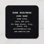 SAKE 酒 VIERKANTE VISITEKAARTJE (Achterkant)