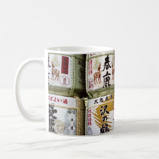 Sake Barrels van Nara Koffiemok (Links)