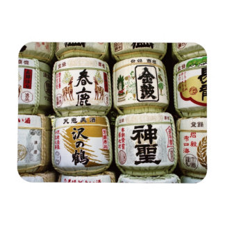 Sake Barrels van Nara Magneet