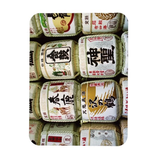 Sake Barrels van Nara Magneet (Verticaal)