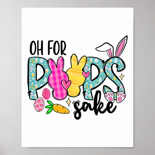 Sake Funny Paashaas Print Gles Happy Easter Wo (Voorkant)