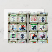 Sake-maskers van de Ise Shrine, Japan Briefkaart (Voorkant / Achterkant)