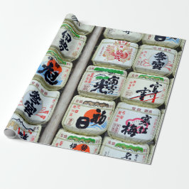 Sake-maskers van de Ise Shrine, Japan Cadeaupapier