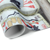 Sake-maskers van de Ise Shrine, Japan Cadeaupapier (Rol Hoek)