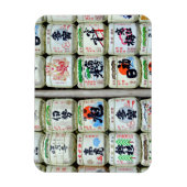 Sake-maskers van de Ise Shrine, Japan Magneet (Verticaal)