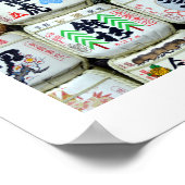 Sake-maskers van de Ise Shrine, Japan Poster (Hoek)